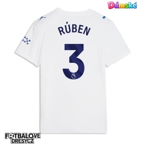 Manchester City Ruben Dias #3 Dámské Alternativní Dres 2026-27 Krátký Rukáv